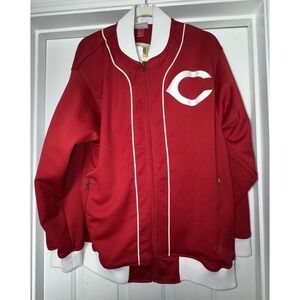 Cincinnati Reds Cooperstown Mitchell & Ness MLB Jacket Mens 44L SALE‎